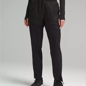 Lululemon Convertible HR High-Rise HR Hiking Jogger NWT in Black